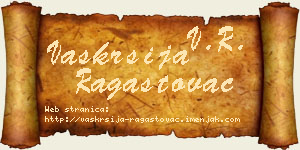 Vaskrsija Ragastovac vizit kartica
